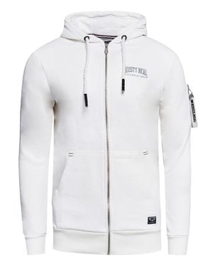 Rusty Neal Kapuzenjacke Mit Box-Logo - Blau