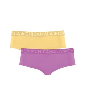 MUCHACHOMALO Chicamala Slips – 2Er-Pack – Damenunterwäsche - Lila