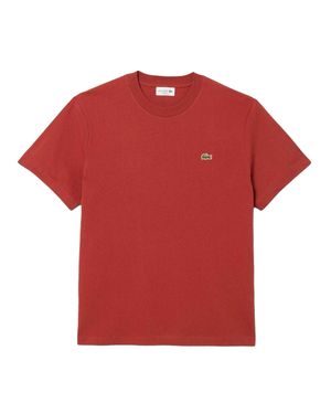 Lacoste T-Shirt Für Herren, Baumwolle - Rot