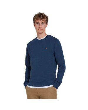 Farah "Tim" Sweatshirt Für Herren, Rundhalsausschnitt - Blau