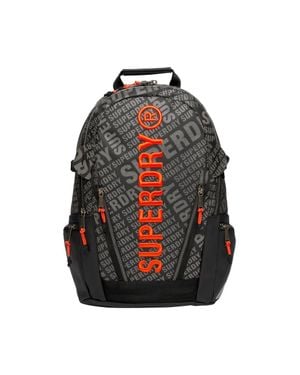 Superdry Tarp Aop Rucksack Für Damen - Schwarz