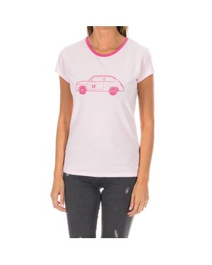 Armand Basi Kurzarm-T-Shirt Mit Rundhalsausschnitt Für Frauen Adm0028 - Weiß