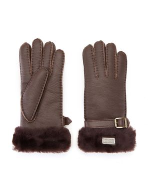 Australia Luxe Beva-Handschuhe Aus Leder - Braun