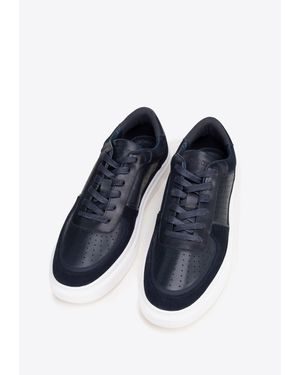 Wittchen Herren-Sneaker Aus Marineblauem Leder