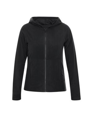 myMo Fleecejacke Damen - Schwarz