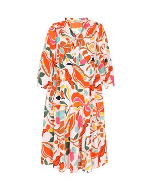 Usha Kleid - Orange