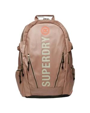 Superdry Damen Tarp Rucksack - Pink