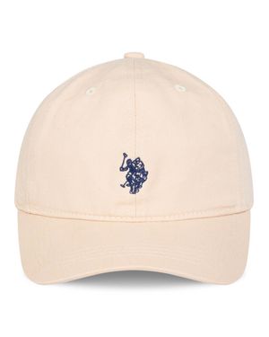 U.S. POLO ASSN. Cap One Size Aus 100 Baumwolle - Natur