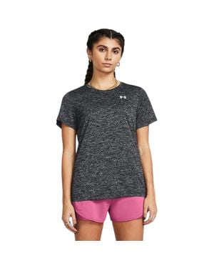 Under Armour T-Shirt Für Damen, Kurzärmlig (Schwarzer Twist)