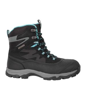 Mountain Warehouse Damen Ultra Piste Basher Ii Wasserdichte Schneestiefel - Schwarz