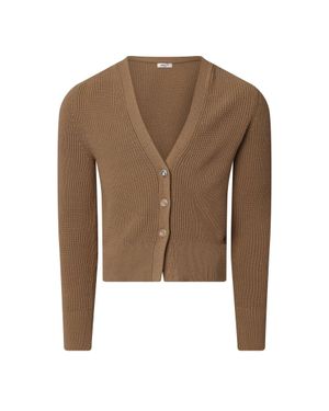 Replay Strickjacke Für Damen, Baumwollmischung - Braun