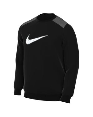 Nike Sweatshirt Für Herren, Rundhalsausschnitt - Schwarz