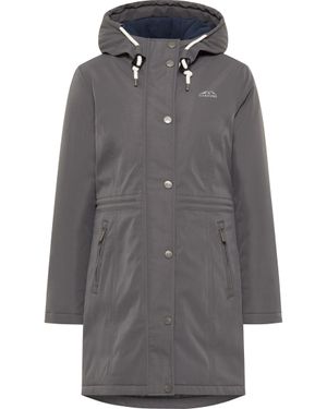 Icebound Winterparka Damen Steingrau