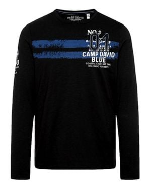 Camp David Longsleeve - Schwarz