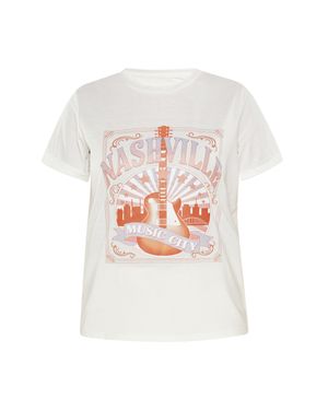 Usha T-Shirt Frauen - Weiß