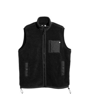 Farah "Grant" Weste Für Herren, Fleece - Schwarz