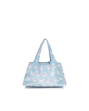 Fiorucci Blaue Pvc Schultertasche
