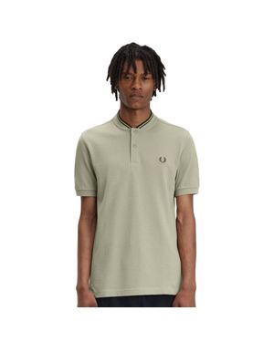 Fred Perry Fredperry Fp Poloshirt Mit Bomberkragen - Grün