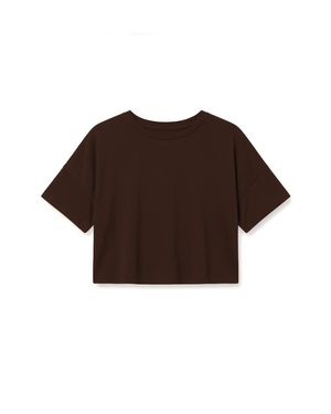 Basiclo Viscose T-Shirt - Braun