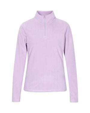 myMo Fleecepullover Damen Hellviolett - Lila