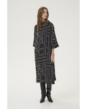 My Essential Wardrobe Kleid Loose Fit - Schwarz