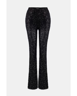 No Matter What Schwarze Glitzer Stretch-Hose