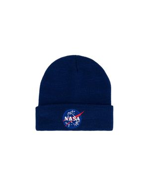 Alpha Industries Nasa Beanie - Blau