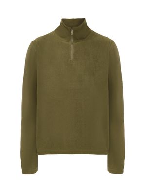 Dreimaster Fleecepullover Männer - Grün