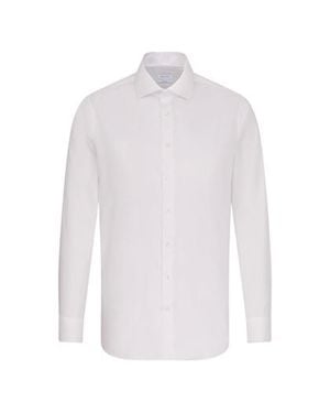 Seidensticker Hemd Für Herren, Oxford-Stil, Geformt, Langärmlig - Weiß
