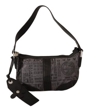 WAYFARER Schultertasche Aus Bedrucktem Stoff - Schwarz