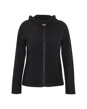 myMo Fleecejacke Damen - Schwarz