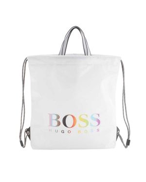BOSS "Tlove" Turnbeutel, Regenbogen Logo - Weiß