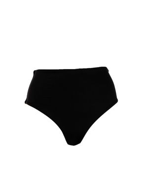 Trussardi Damen Culottes Mit Hoher Taille Einfarbig Weiss Xs - Schwarz