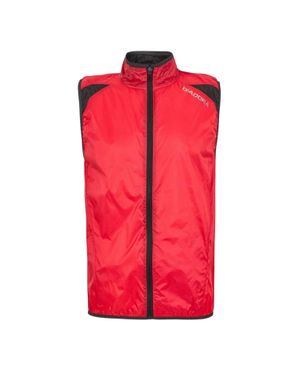 Diadora Weste Für Herren, Weiter Stehkragen, Ärmellos (Tomatenrot)