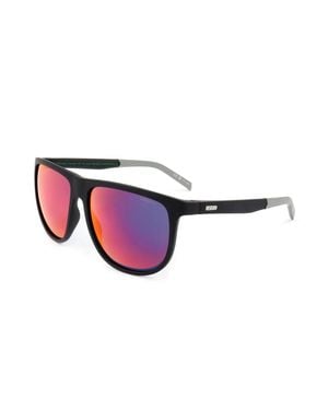Levi's Quadratische Verspiegelte Sonnenbrille - Schwarz