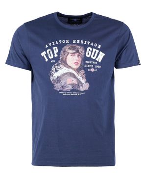 top gun T-Shirt Tg20213028 - Blau