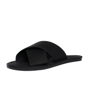 Superdry Vintage Kreuzriemen-Sandalen - Schwarz