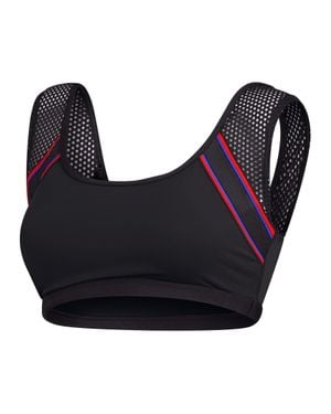 Speedo Bikini Oberteil Für Damen, Netzmaterial - Blau