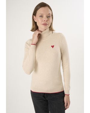 Felix Hardy Pullover Rollkragenpullover - Natur