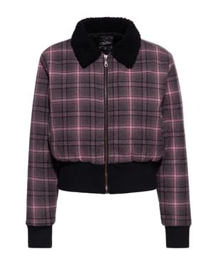 Queen Kerosin Damen Winterjacke - Lila