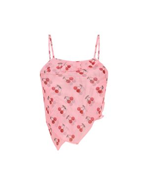 myMo Spitzentop Für Damen, Mehrfarbig - Pink