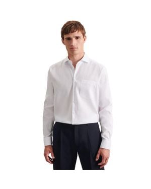 Seidensticker Hemd Für Herren, Oxford-Stil, Regulär, Langärmlig - Weiß