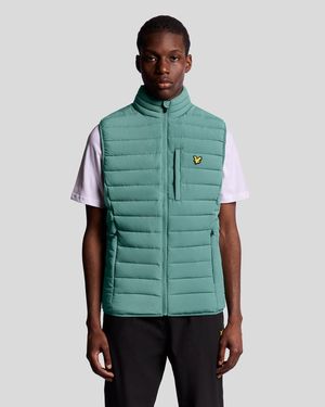 Lyle & Scott Sports Leichte Pufferweste - Grün