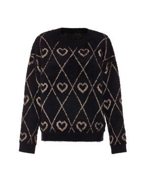 myMo Pullover Frauen - Schwarz