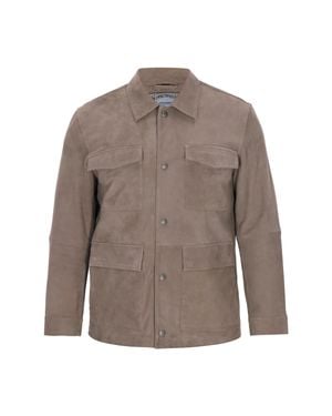 Dreimaster Jacke Männer Grau - Braun
