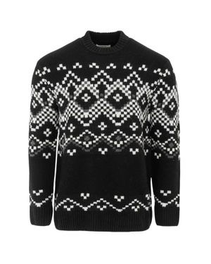 Firetrap Pullover Für Herren, Polyester-Gemisch, Leger, Schmal /Weiß) - Schwarz