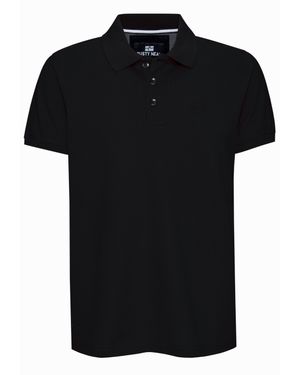 Rusty Neal Polo Pique Shirt Regular Fit - Schwarz