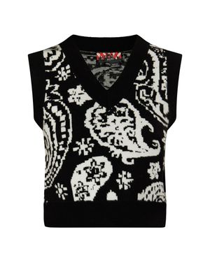 myMo Strickpullunder Damen - Schwarz
