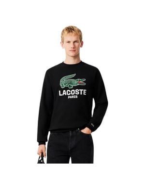 Lacoste Sweatshirt Für Herren, Baumwolle - Schwarz