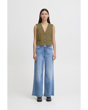 Ichi Weste Ihsimonse Regular Fit - Blau